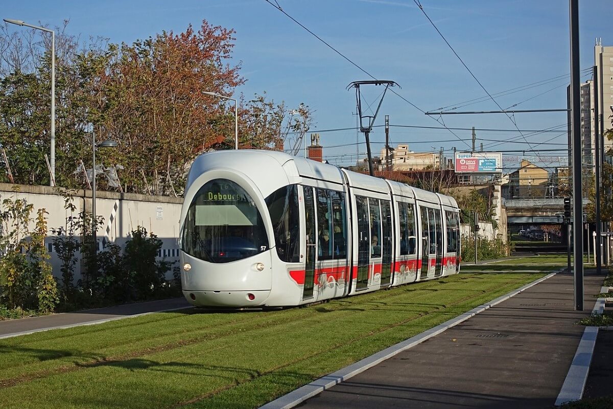 France, Lyon, Signalisation ferroviaire pour tramway